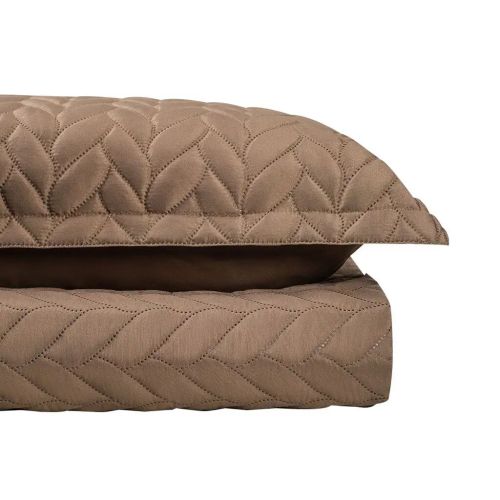 COUVRE LIT TAUPE